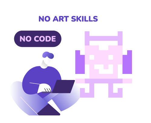 AI-powered learning illustration